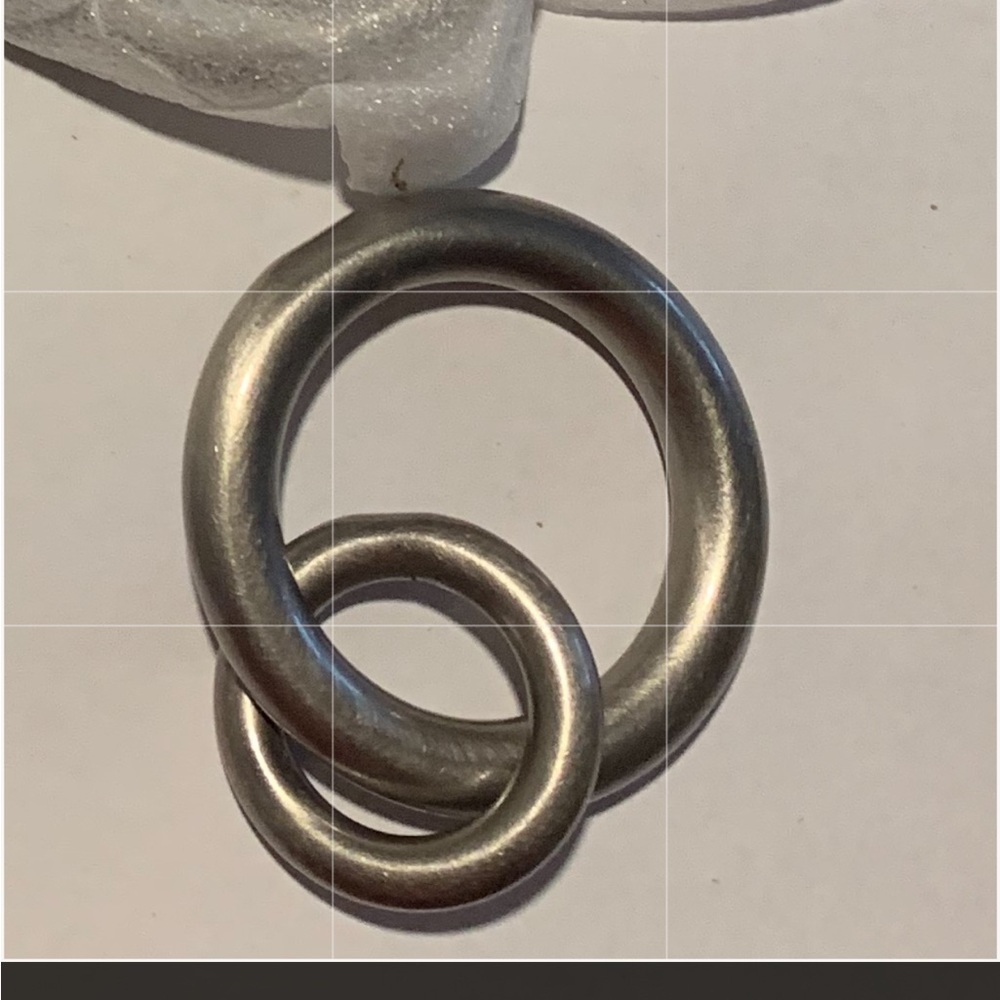 Pottery Barn Kids Metal Round Rings 10pc – Brushed Nickel – SKU 8509812